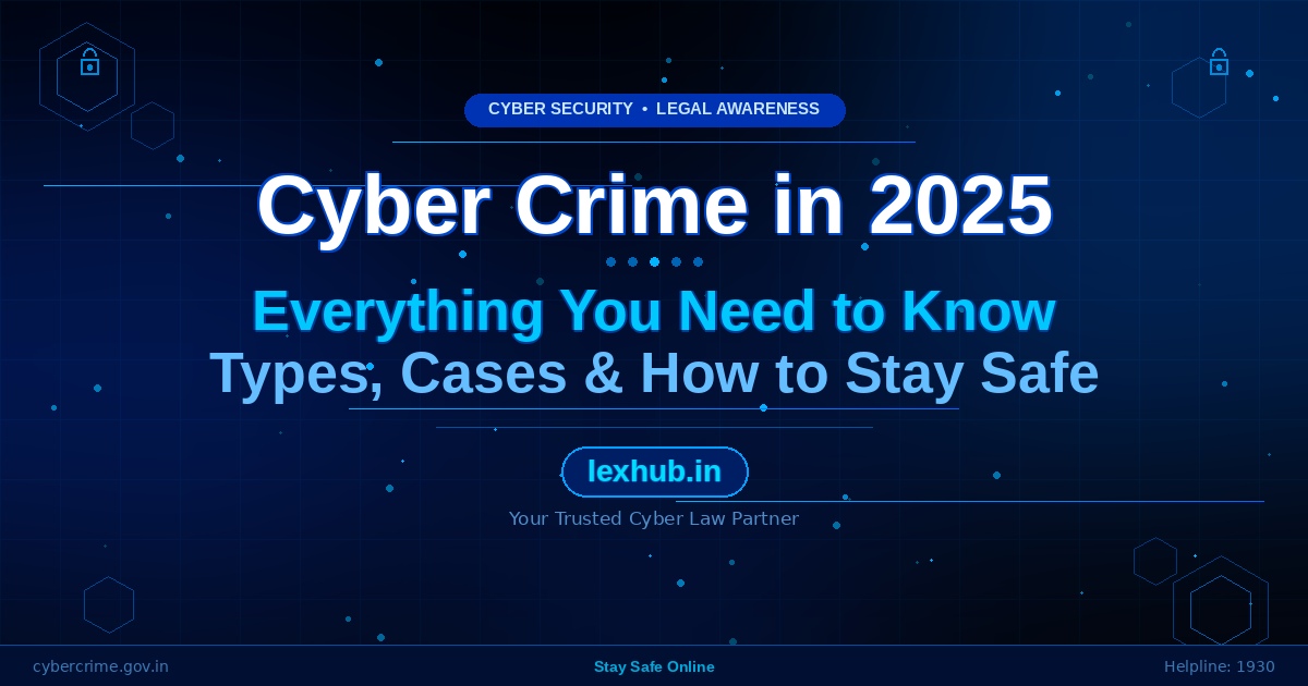 Cyber Crime in 2025: Everything You Need to Know – Types, Cases, and How to Stay Safe